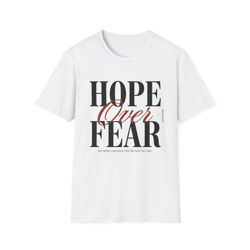 Hope Over Fear (Typography) T-Shirt
