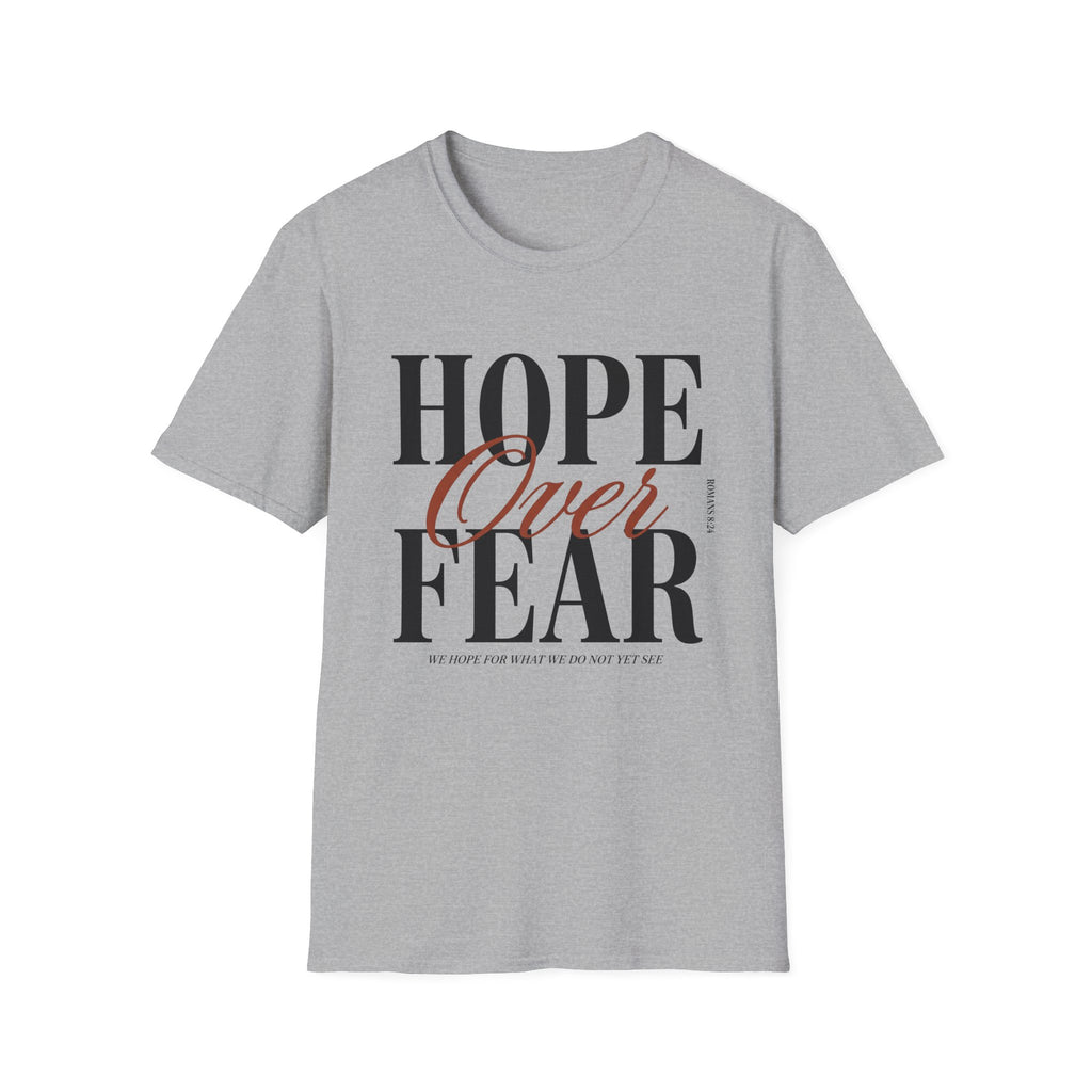 Hope Over Fear (Typography) T-Shirt