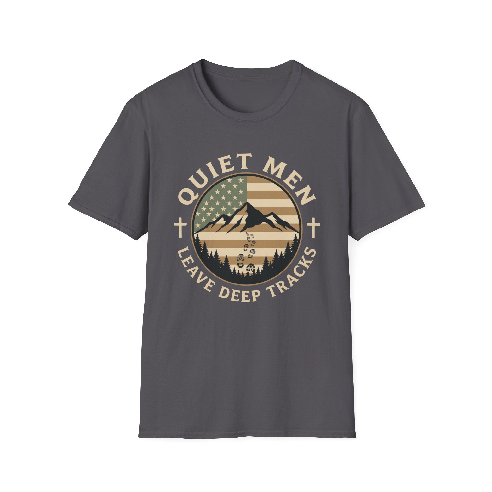 Quiet Men - Deep Tracks (Flag) T-Shirt