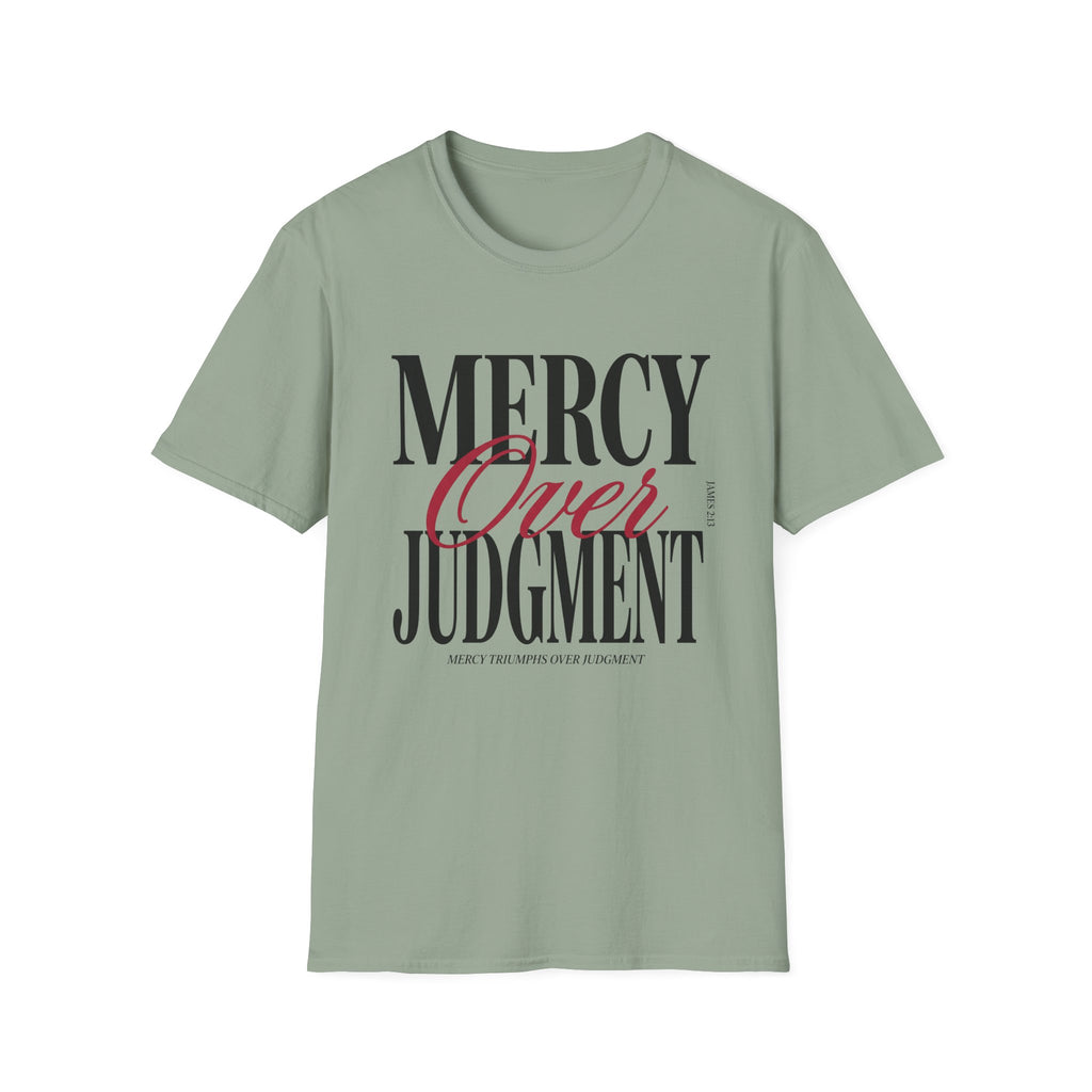 Mercy Over Judgment (Typography) T-Shirt
