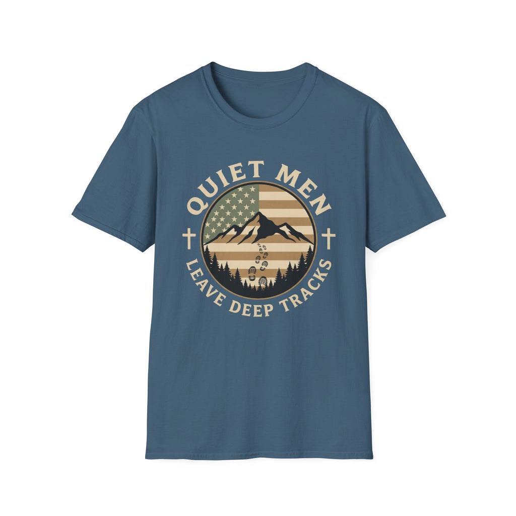 Quiet Men - Deep Tracks (Flag) T-Shirt