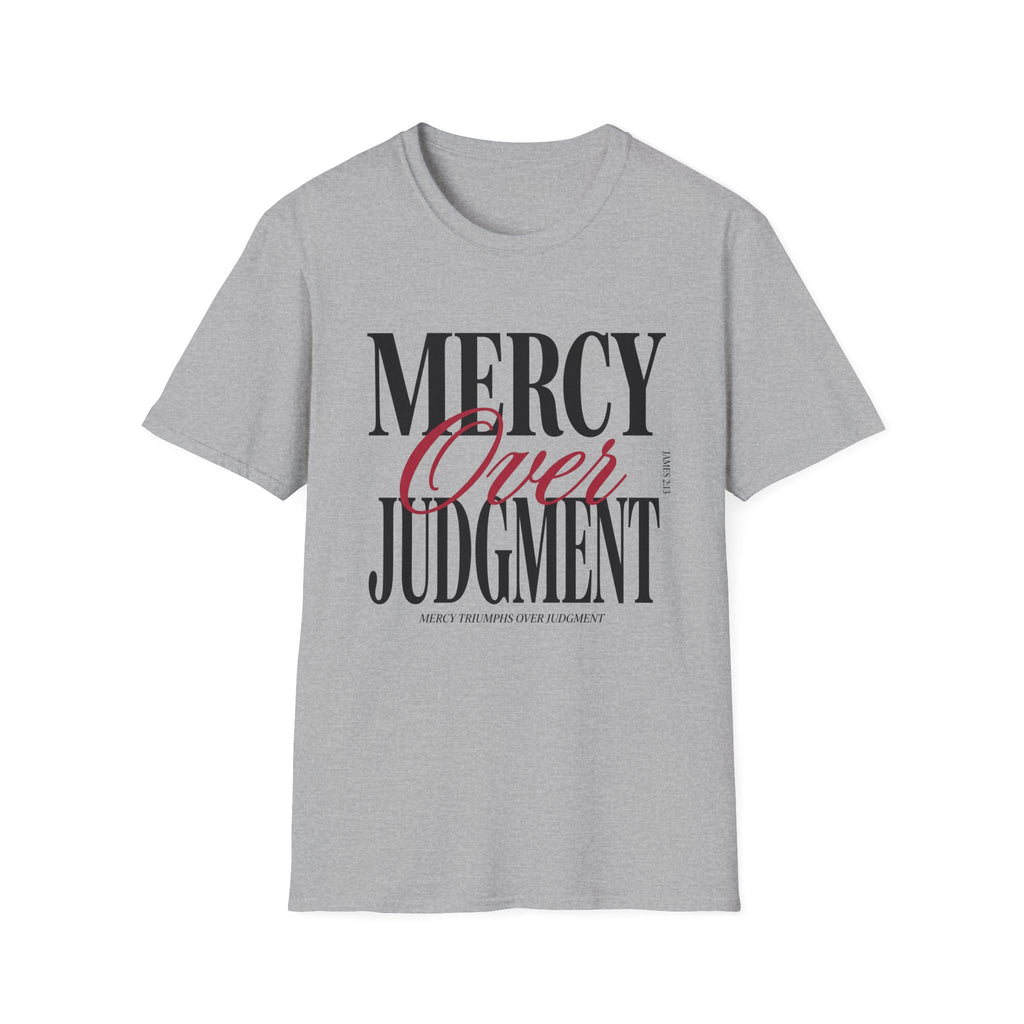 Mercy Over Judgment (Typography) T-Shirt