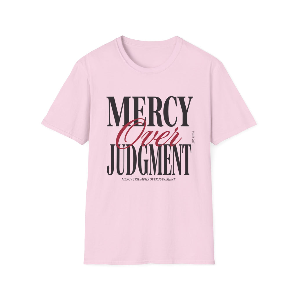 Mercy Over Judgment (Typography) T-Shirt