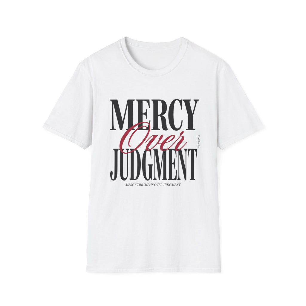 Mercy Over Judgment (Typography) T-Shirt