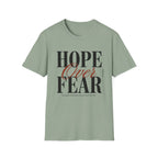 Hope Over Fear (Typography) T-Shirt