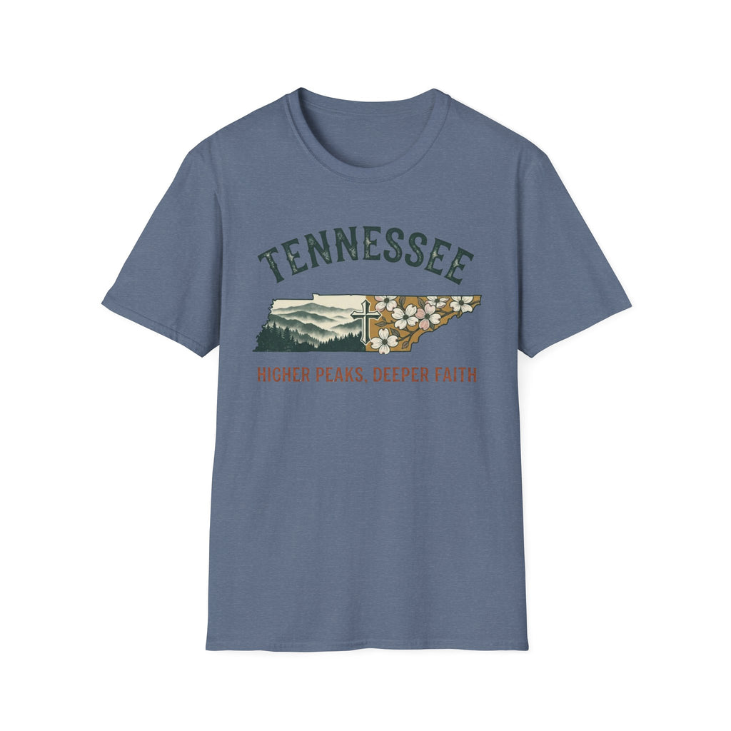 Tennessee - Higher Peaks Deeper Faith T-Shirt