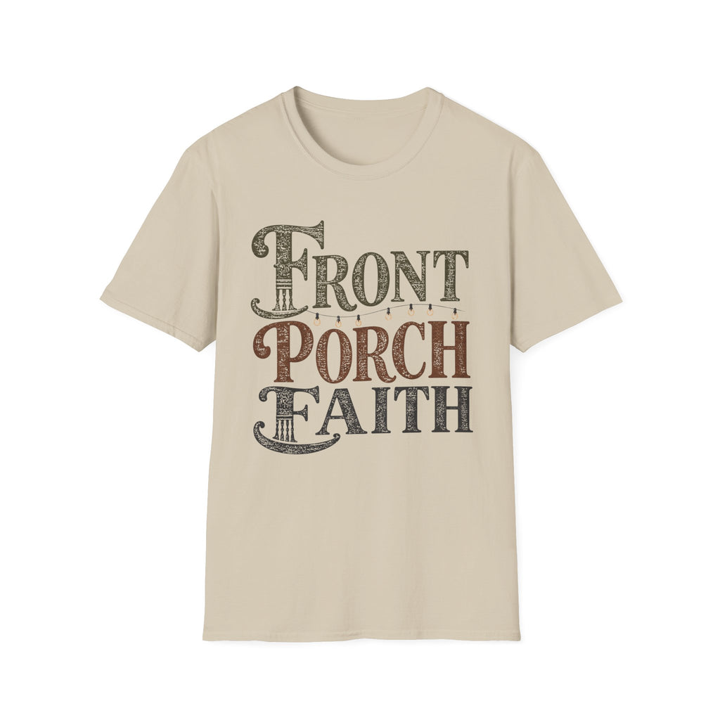 Front Porch Faith (Typography) T-Shirt