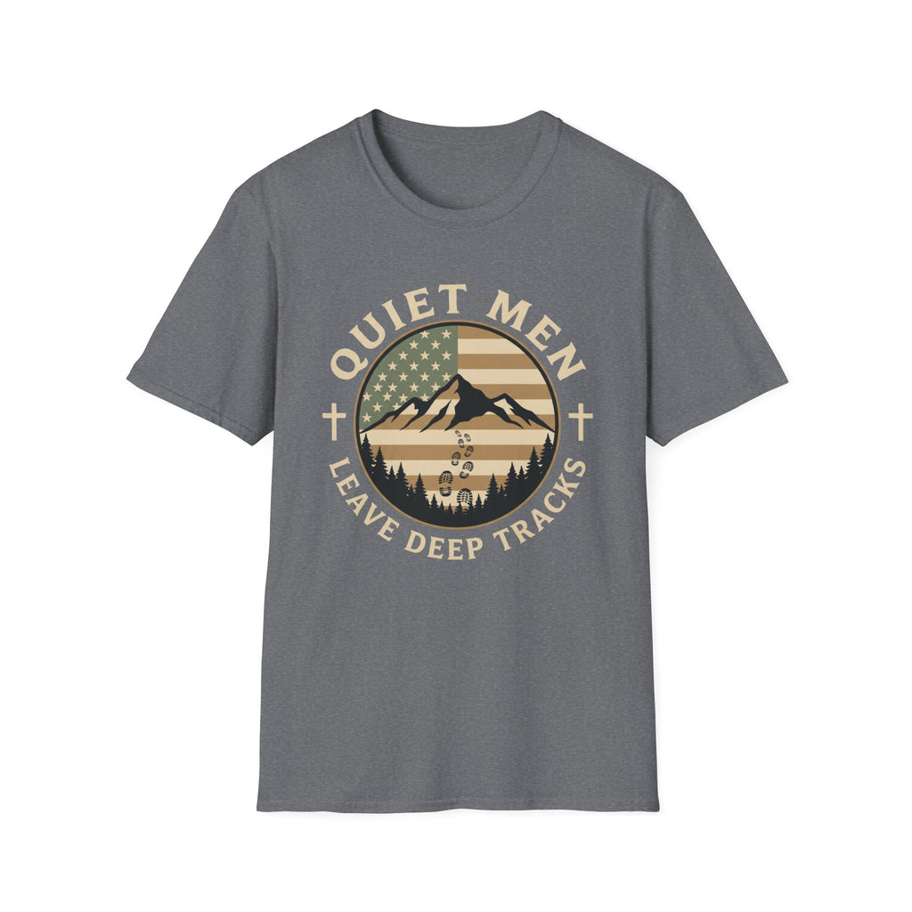 Quiet Men - Deep Tracks (Flag) T-Shirt