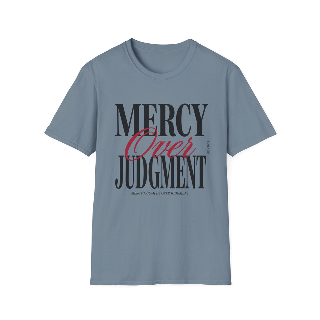 Mercy Over Judgment (Typography) T-Shirt
