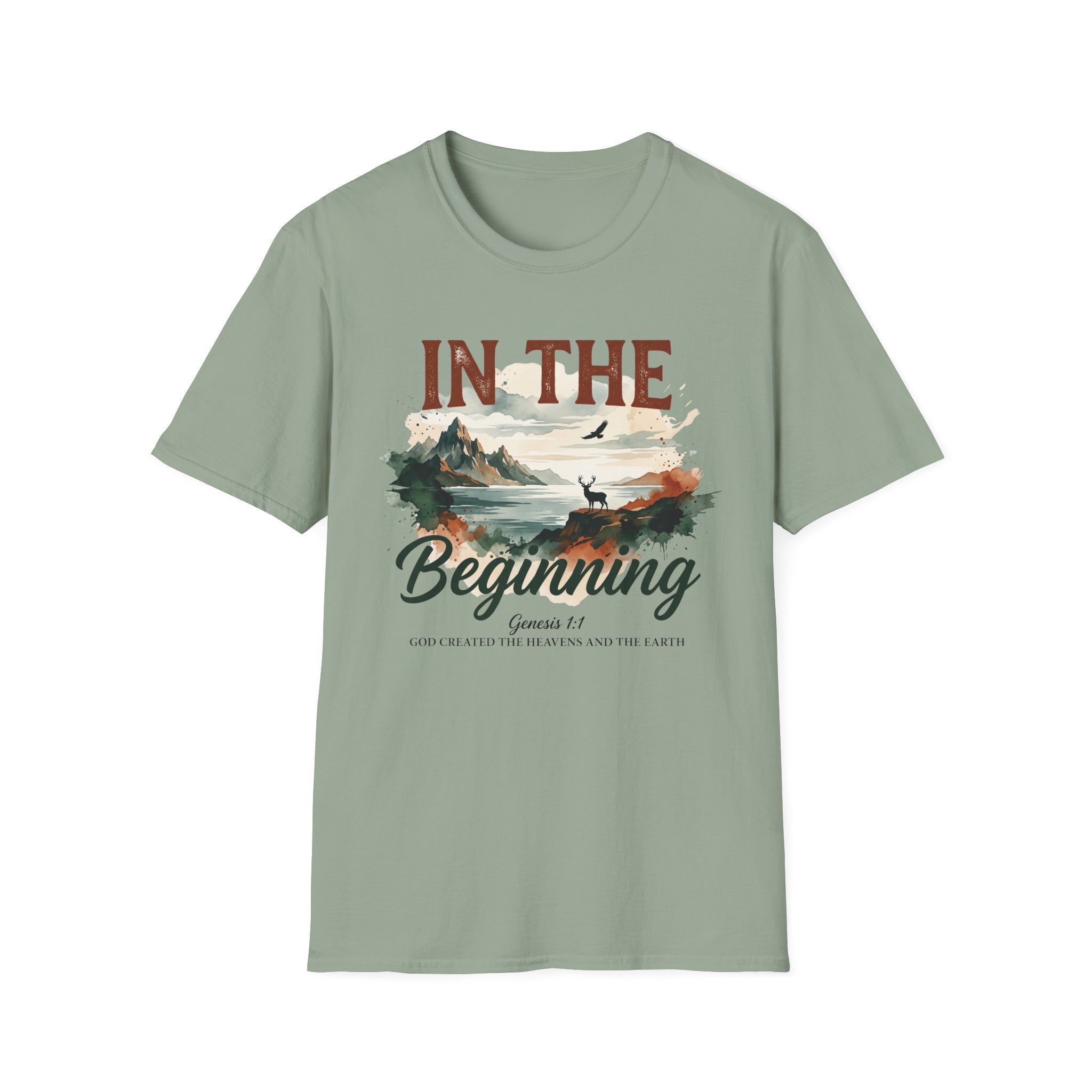 In The Beginning God T-Shirt