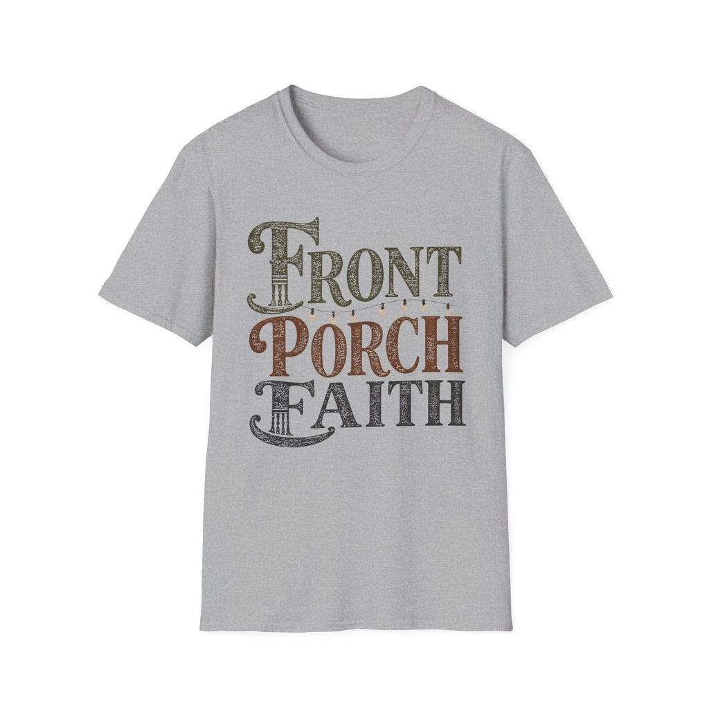 Front Porch Faith (Typography) T-Shirt