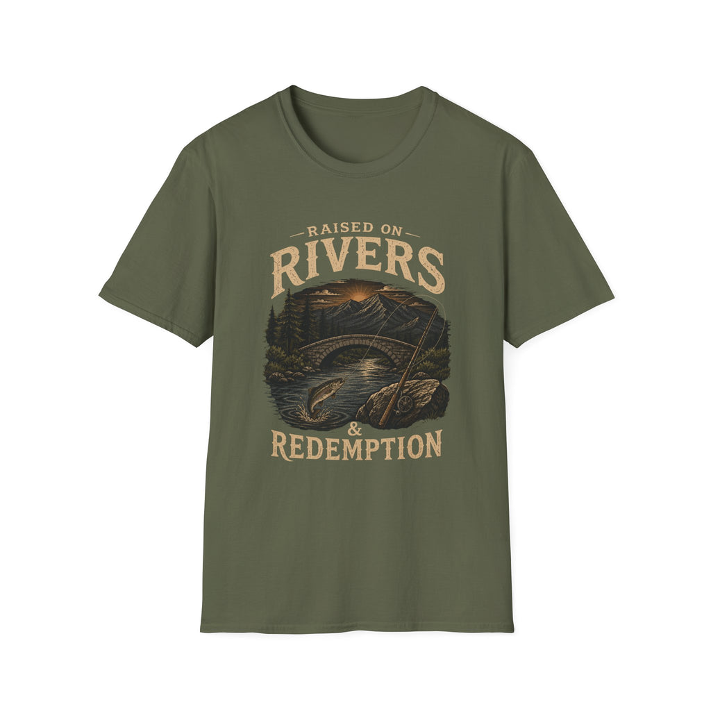 Raised on Rivers and Redemption T-Shirt