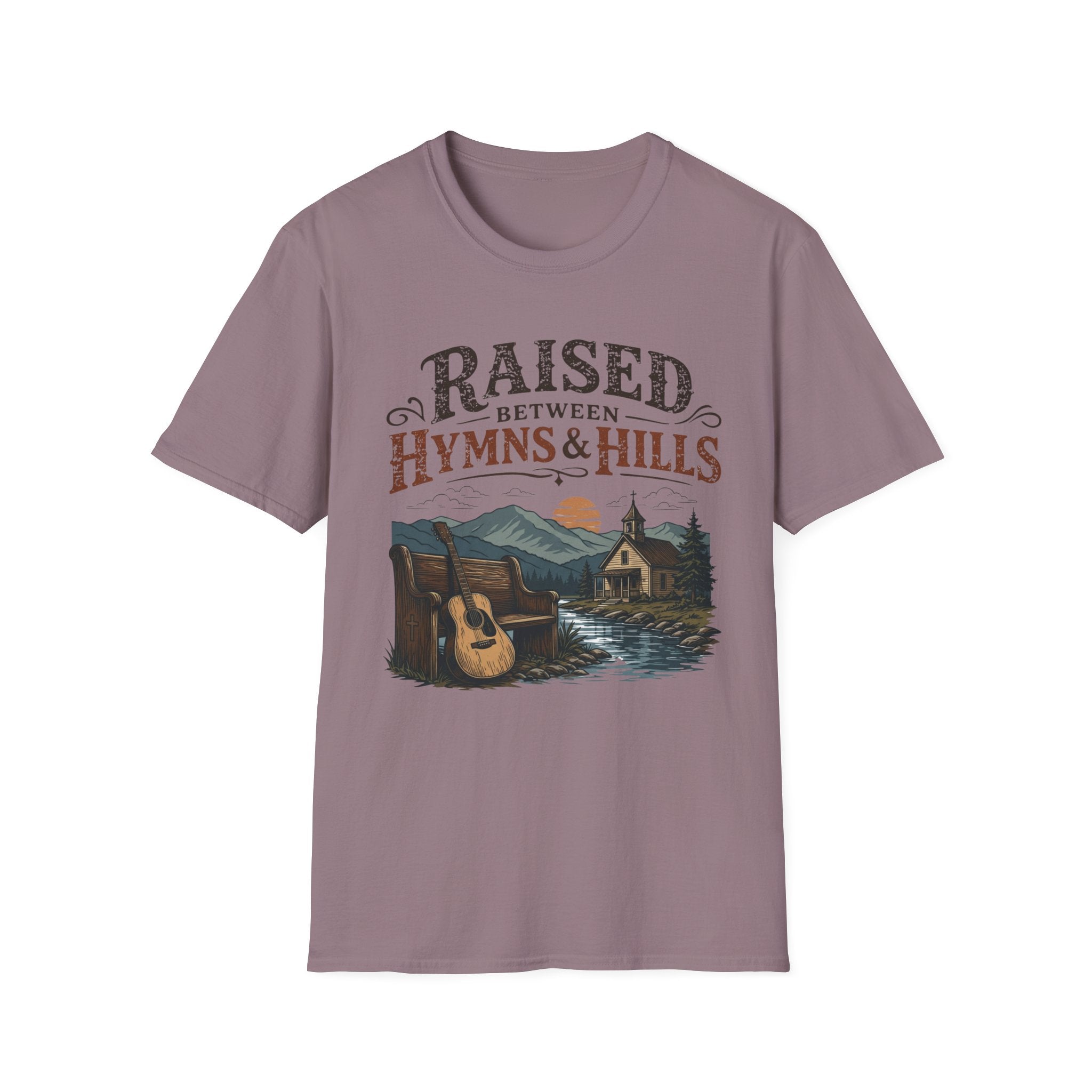 Raised Between Hymns and Hills T-Shirt