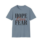 Hope Over Fear (Typography) T-Shirt