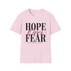 Hope Over Fear (Typography) T-Shirt