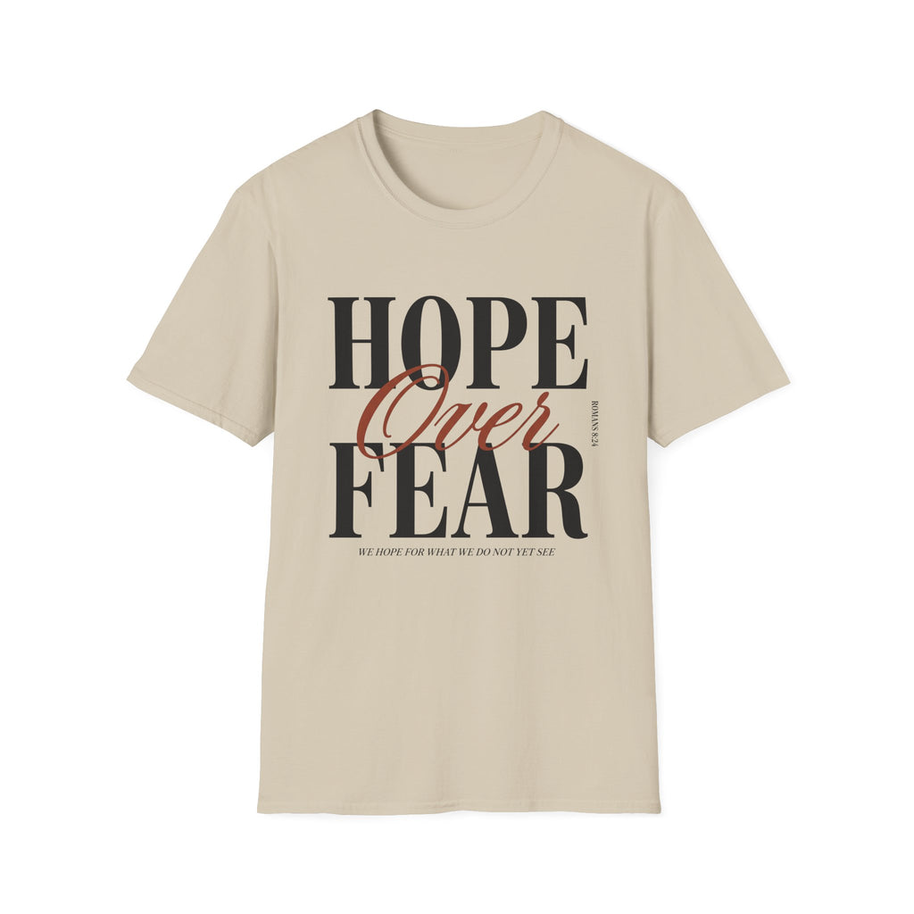Hope Over Fear (Typography) T-Shirt
