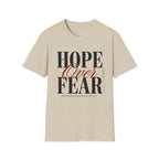 Hope Over Fear (Typography) T-Shirt