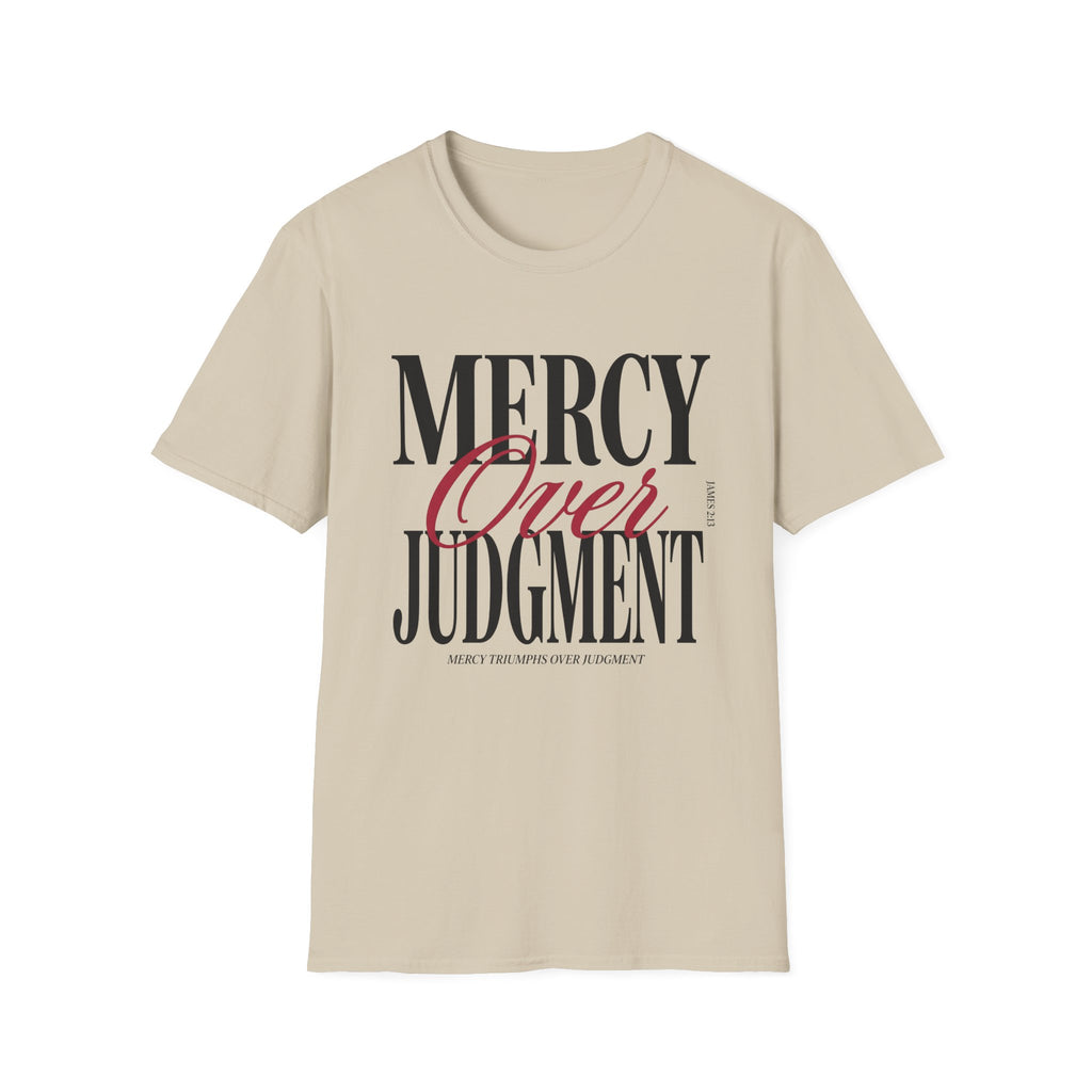 Mercy Over Judgment (Typography) T-Shirt