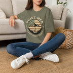 Quiet Men - Deep Tracks (Flag) T-Shirt