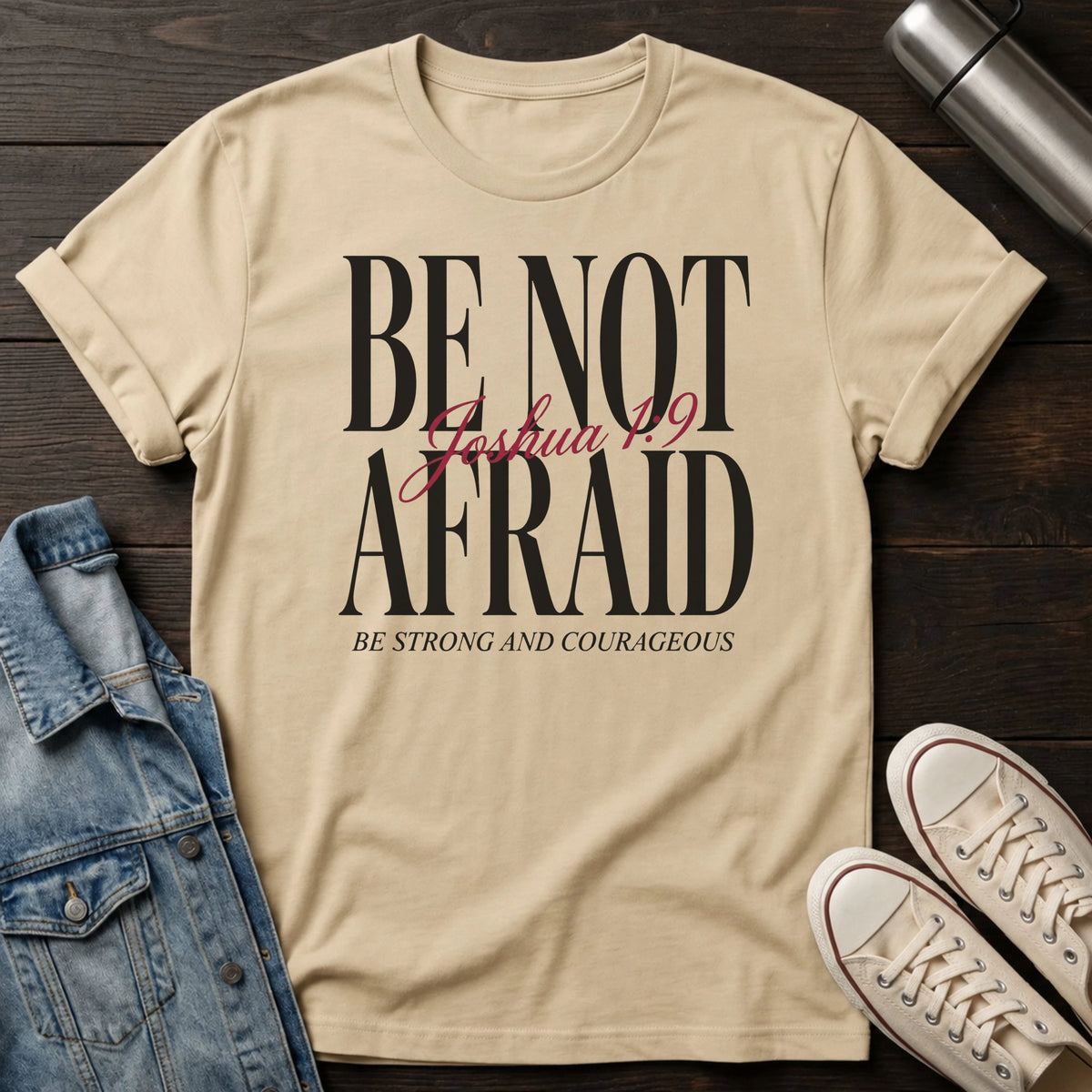 Be Not Afraid (Typography) T-Shirt