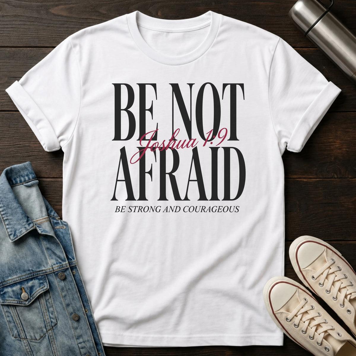 Be Not Afraid (Typography) T-Shirt