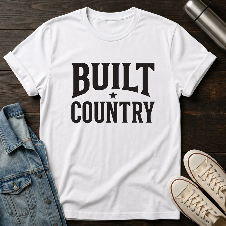 Built Country (Typography) T-Shirt