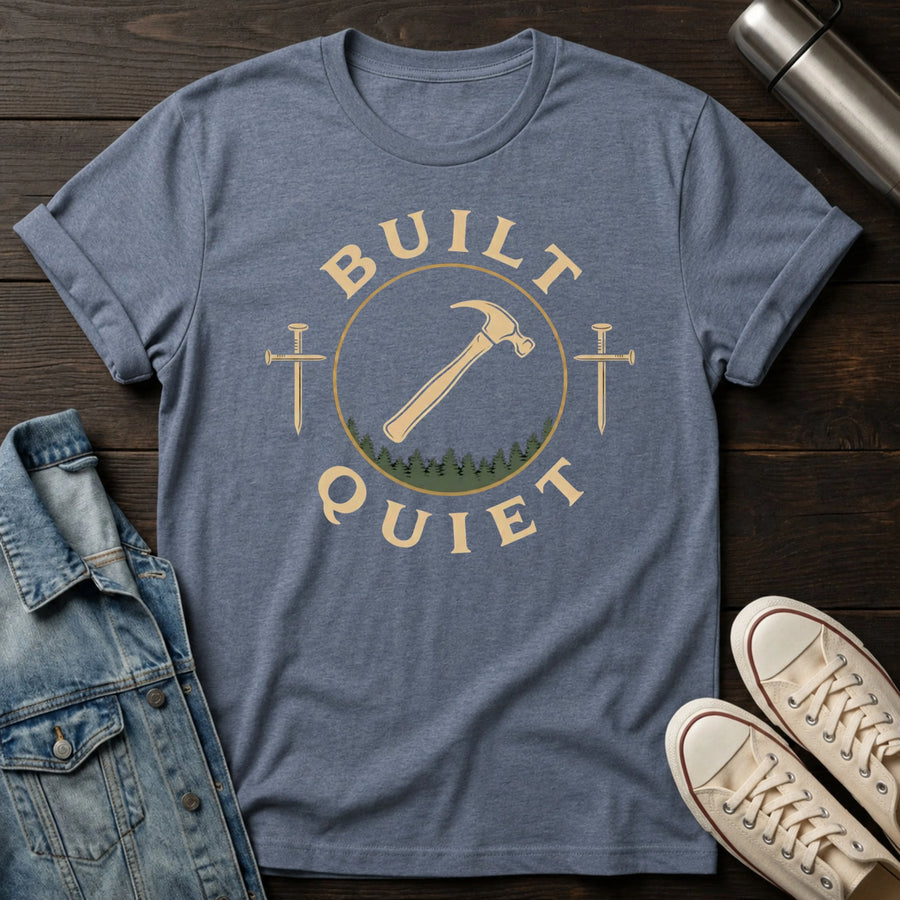 Heather Indigo — Built Quiet T-Shirt
