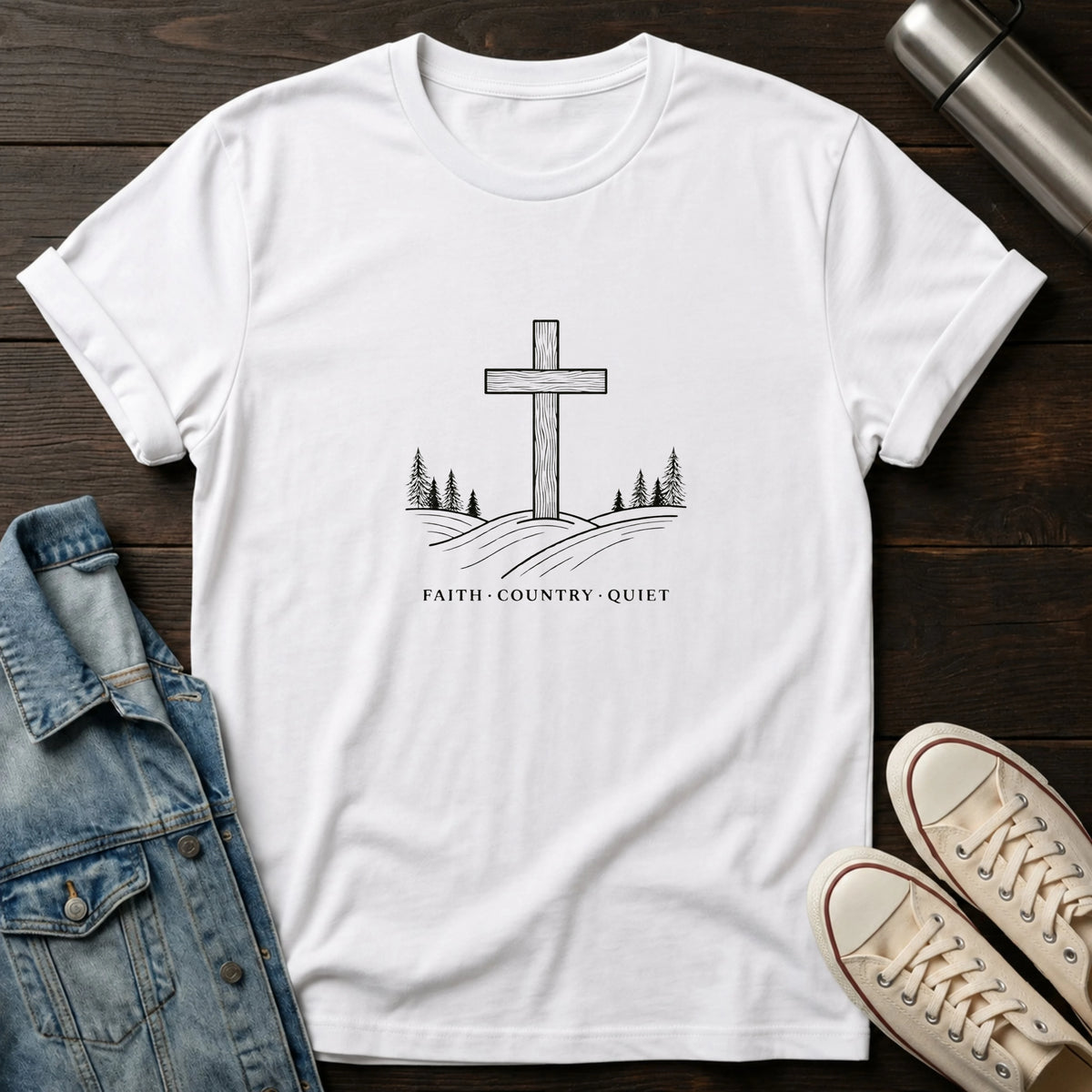 Faith. Country. Quiet. T-Shirt