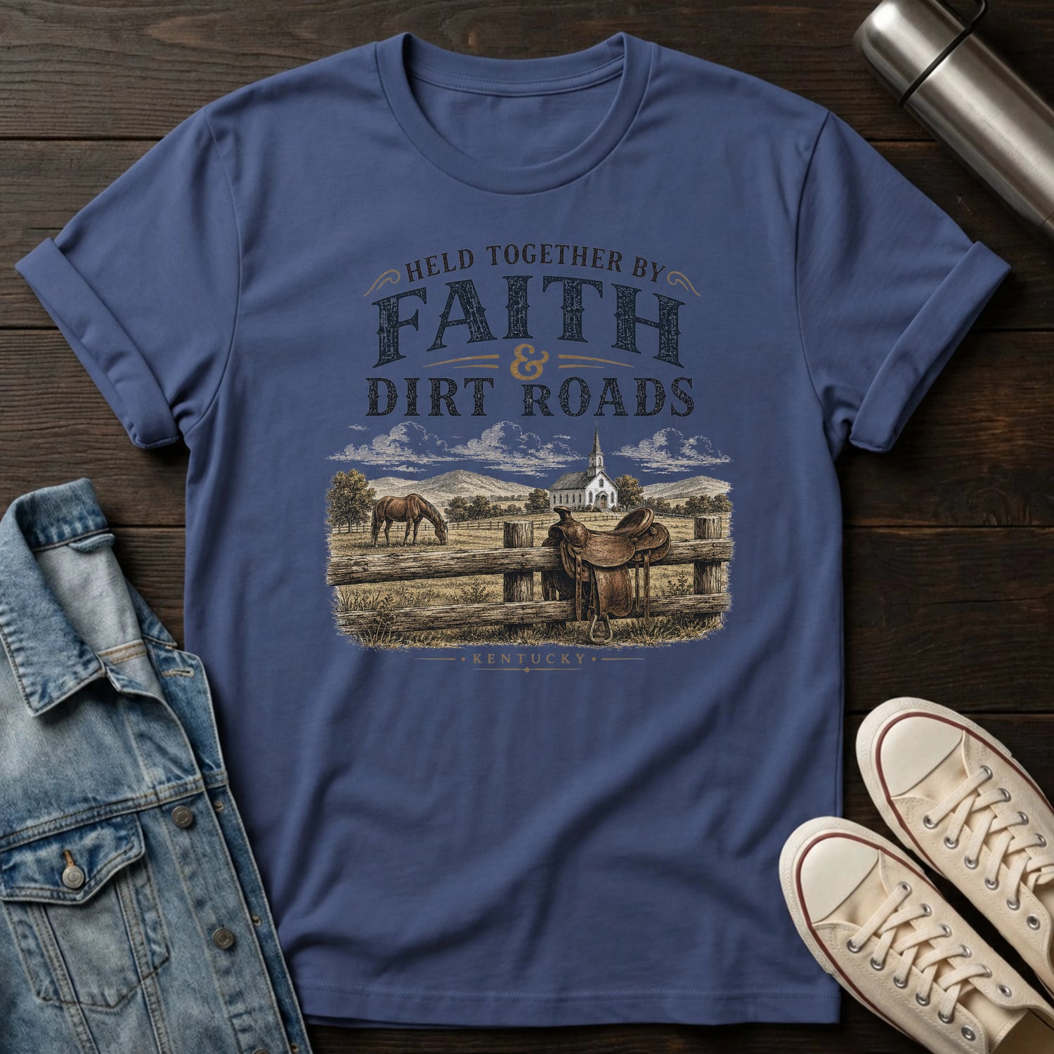 Faith and Dirt Roads T-Shirt