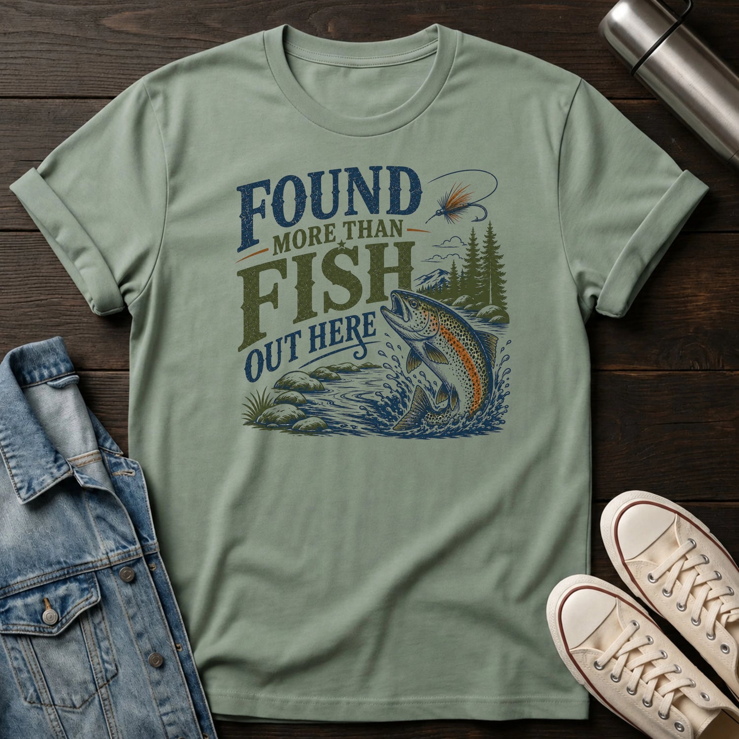 Found More than Fish Out Here T-Shirt