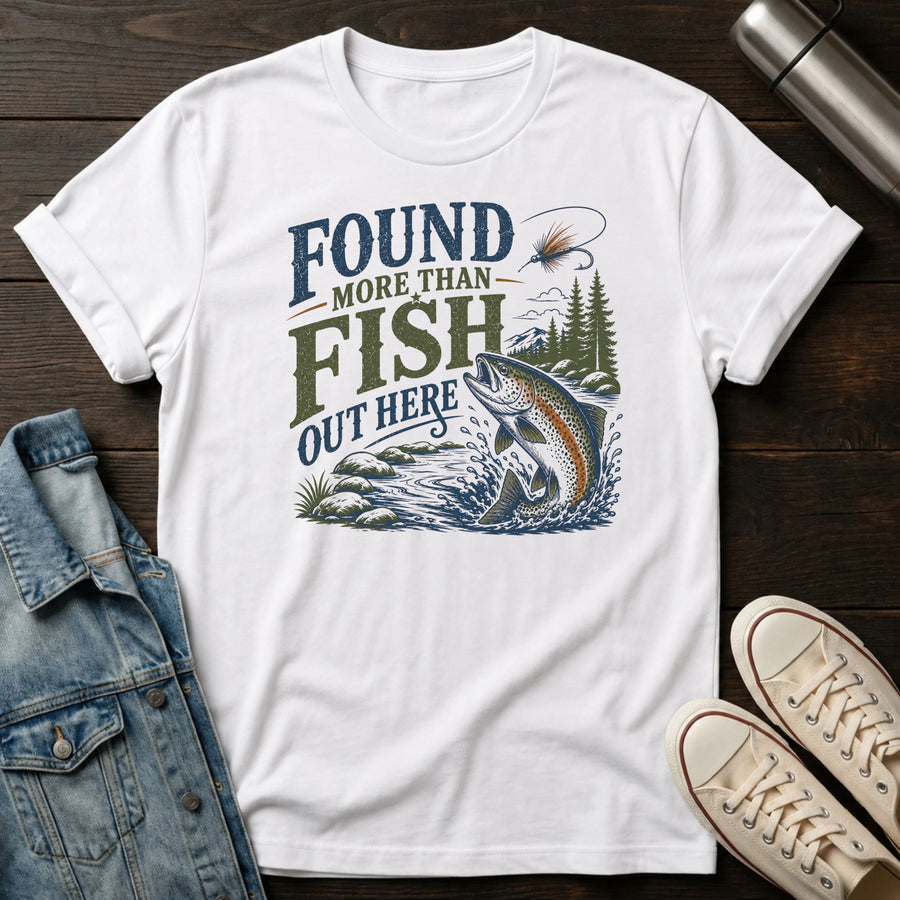White — More Than Fish T-Shirt