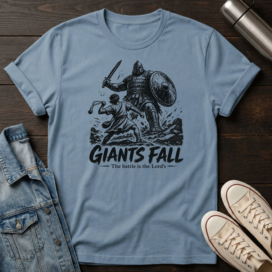 Stone Blue — Giants Fall T-Shirt