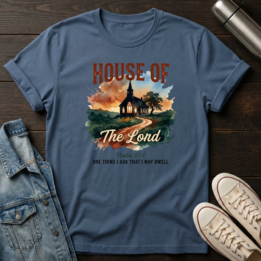Indigo Blue — House of the Lord T-Shirt