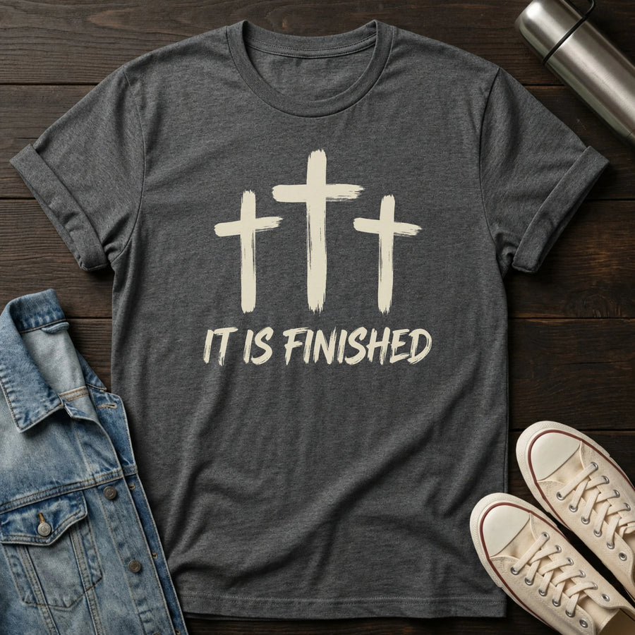 It Is Finished (Brush) T-Shirt