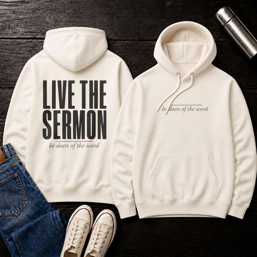 Sandshell — Live The Sermon Hoodie