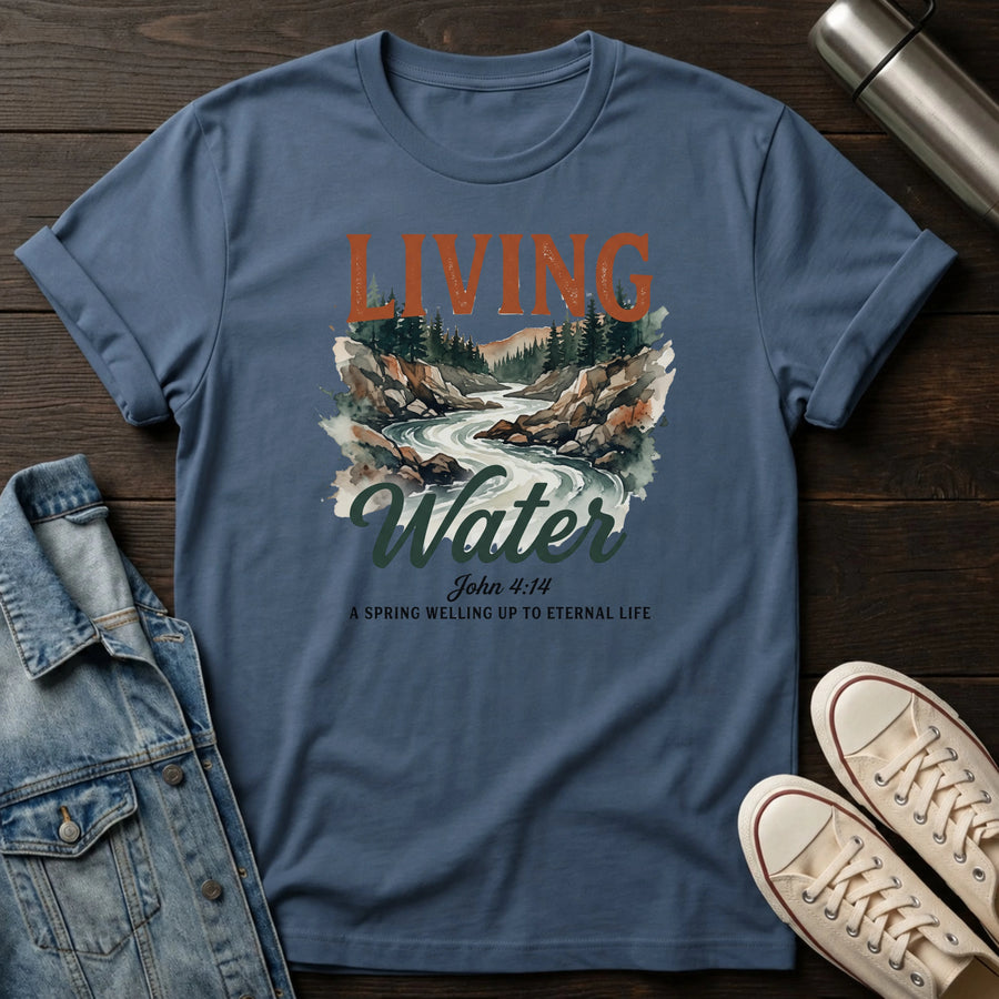 Indigo Blue — Living Water T-Shirt