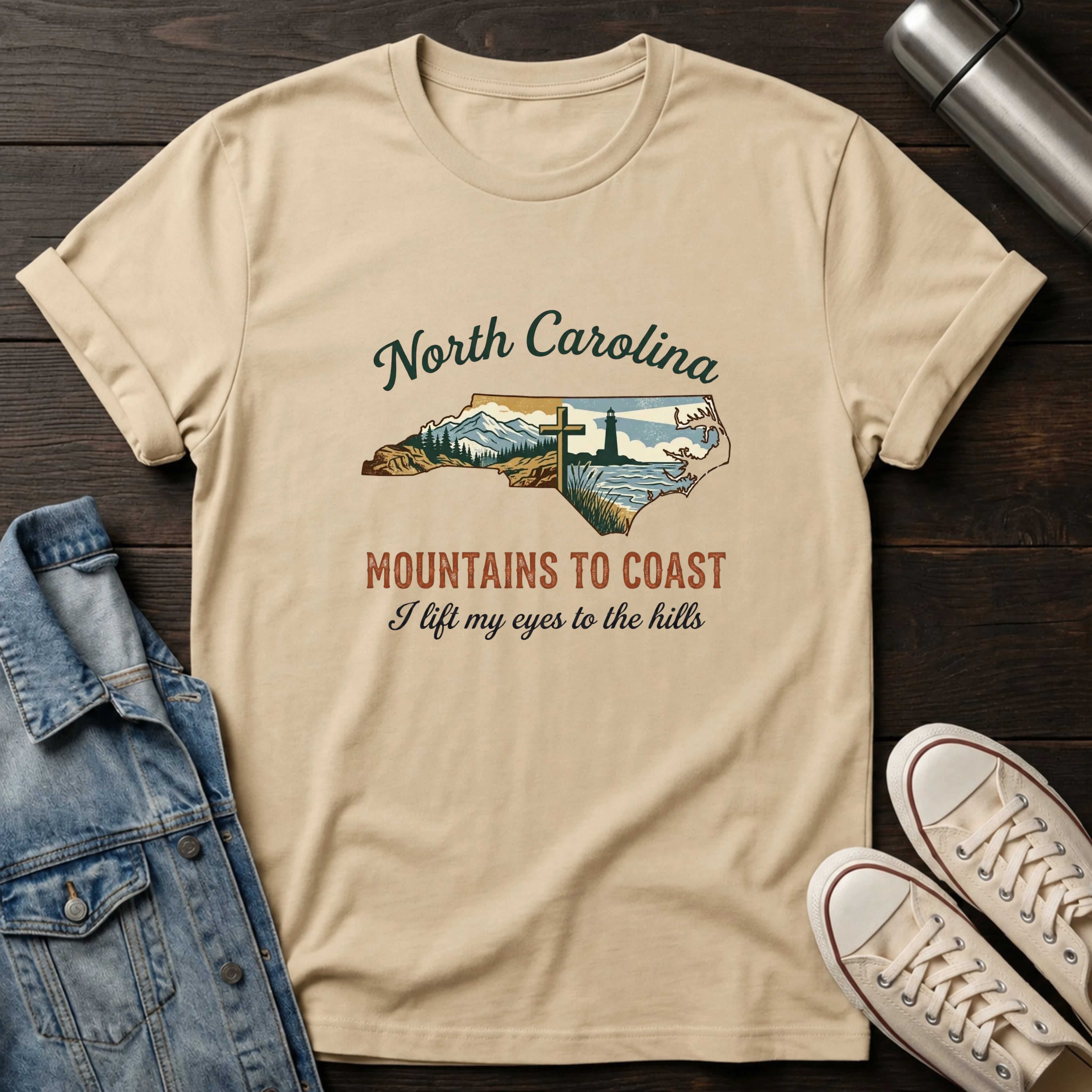 NC - Mountains to Coast T-Shirt