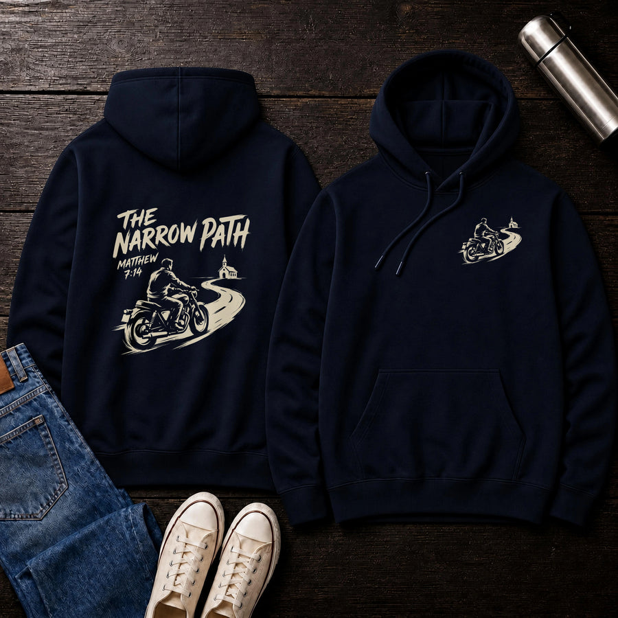 Navy — Narrow Path Hoodie