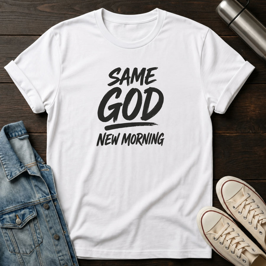 White — New Morning Mercies T-Shirt