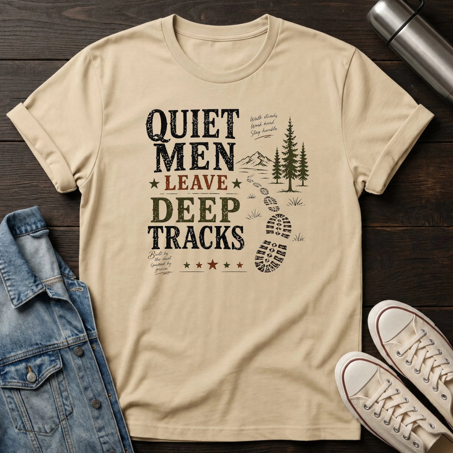 Quiet Men - Deep Tracks T-Shirt