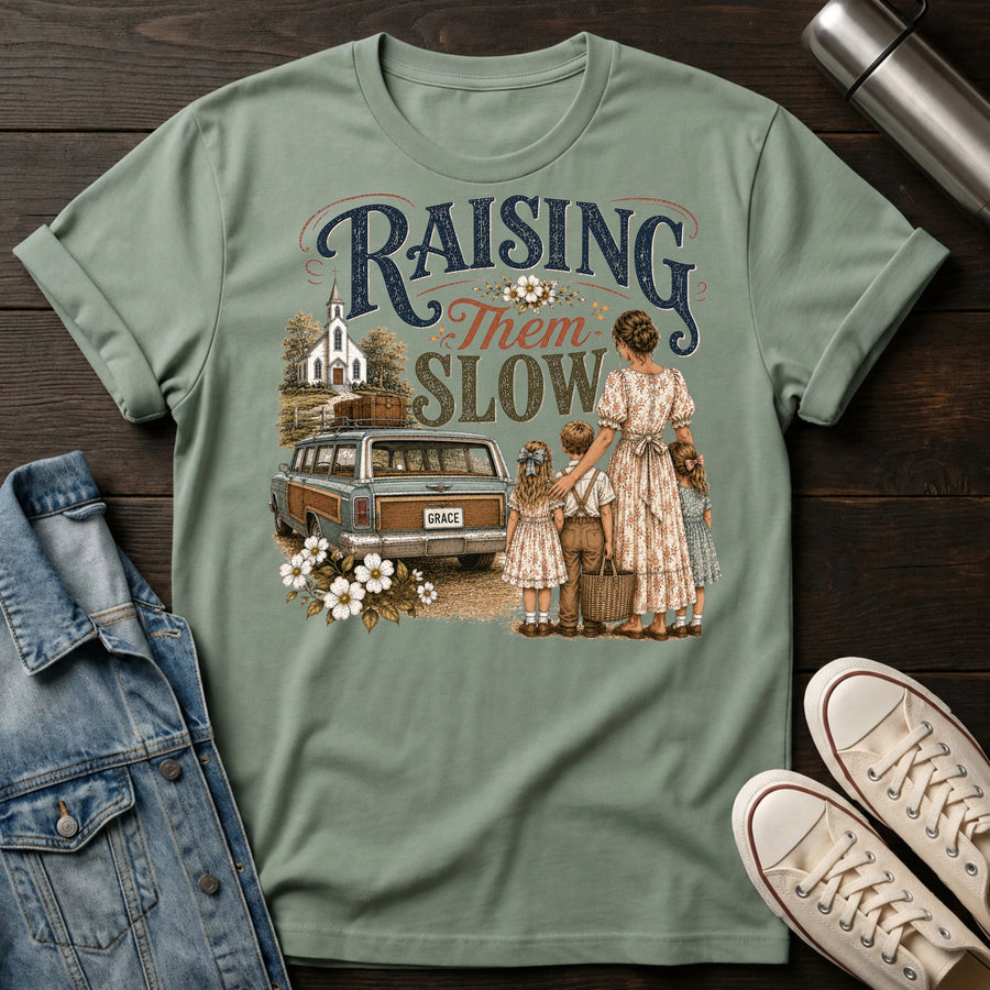 Sage — Raising Them Slow T-Shirt