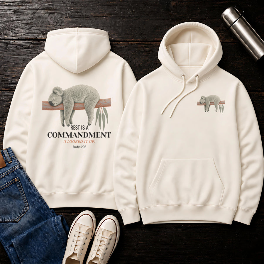 Sandshell — Rest is a Commandment Hoodie