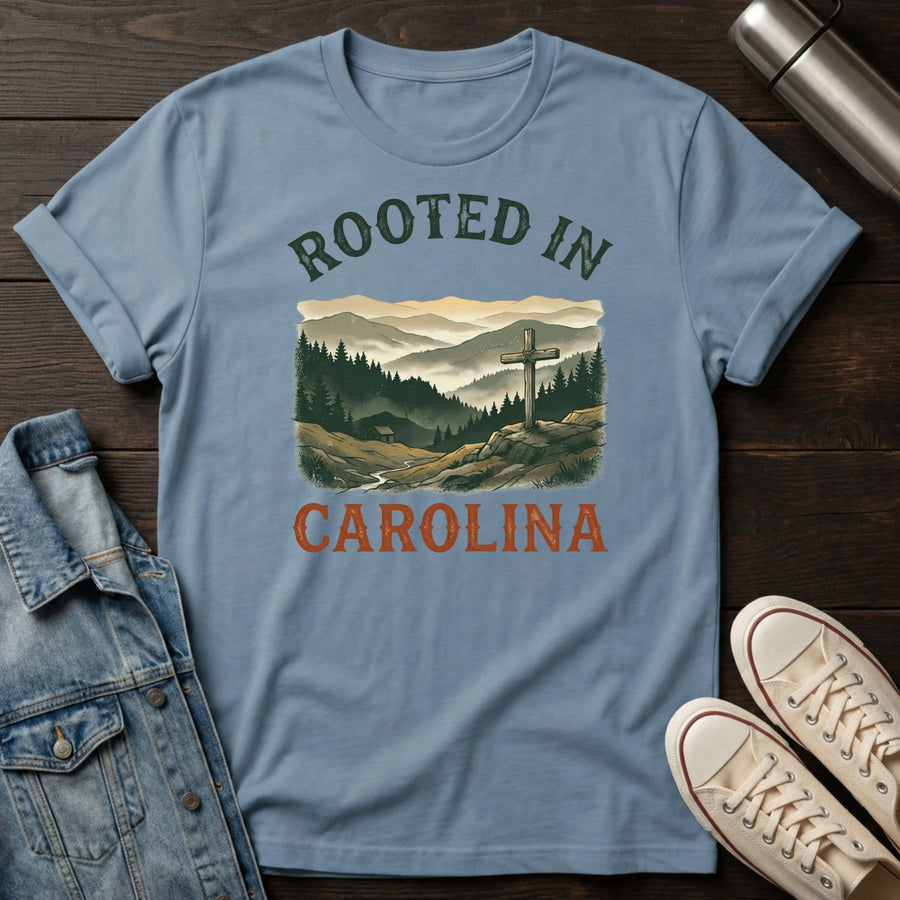 Stone Blue — Rooted In Carolina T-Shirt