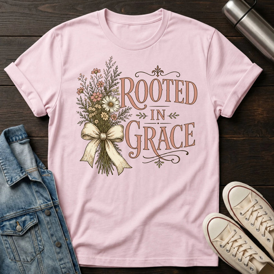 Light Pink — Rooted in Grace T-Shirt