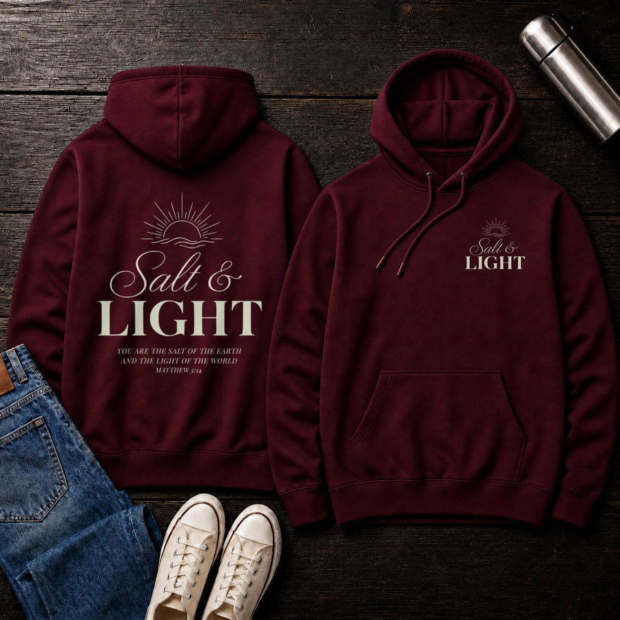 Burgundy — Salt & Light Hoodie