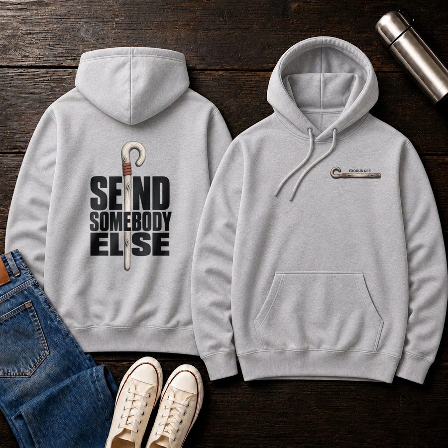 Heather Grey — Send Somebody Else Hoodie