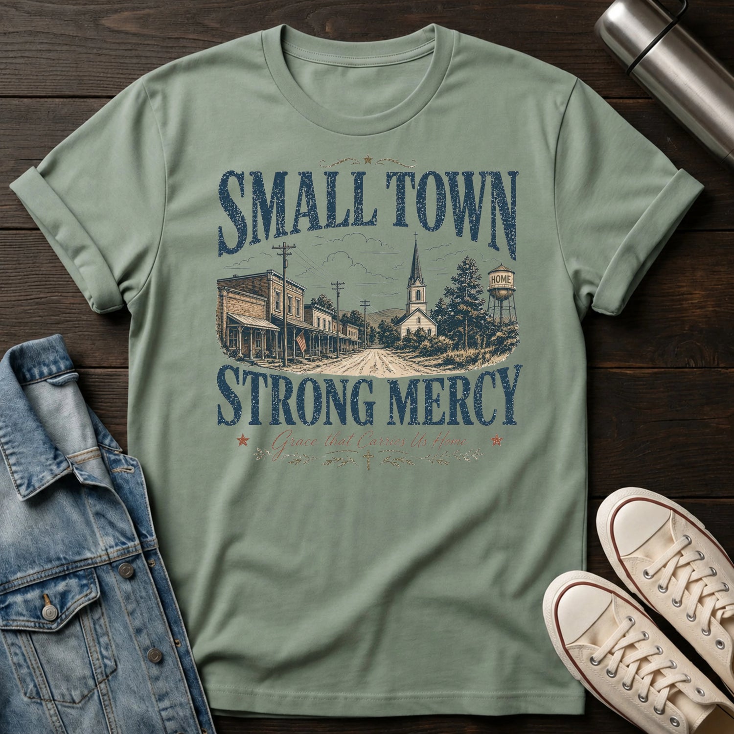 Small Town Strong Mercy T-Shirt