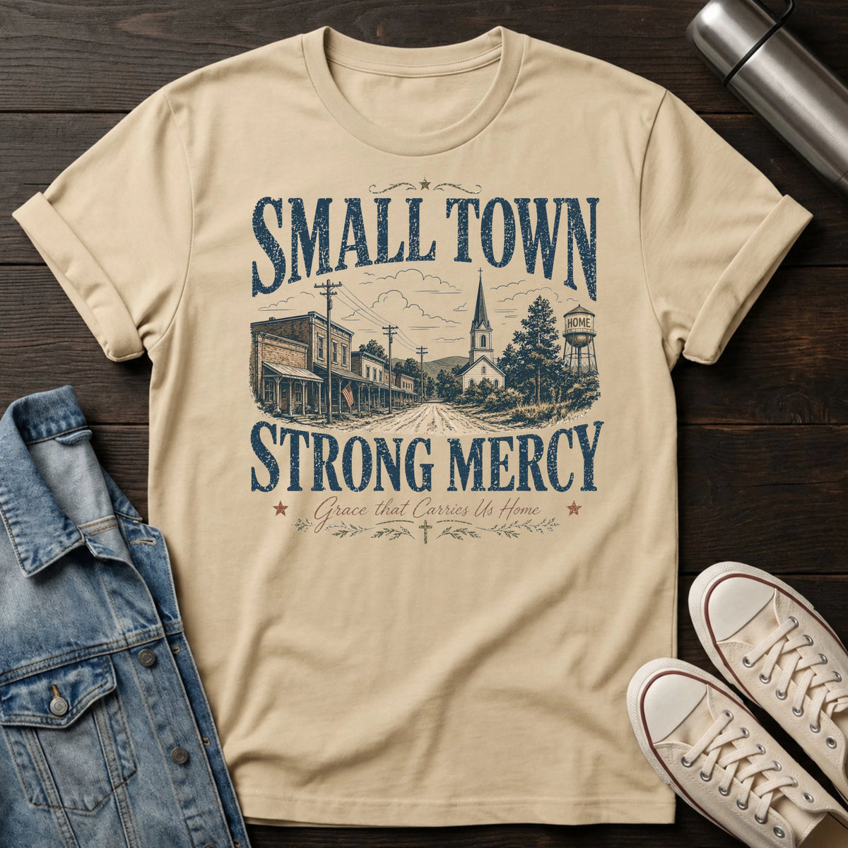 Small Town Strong Mercy T-Shirt