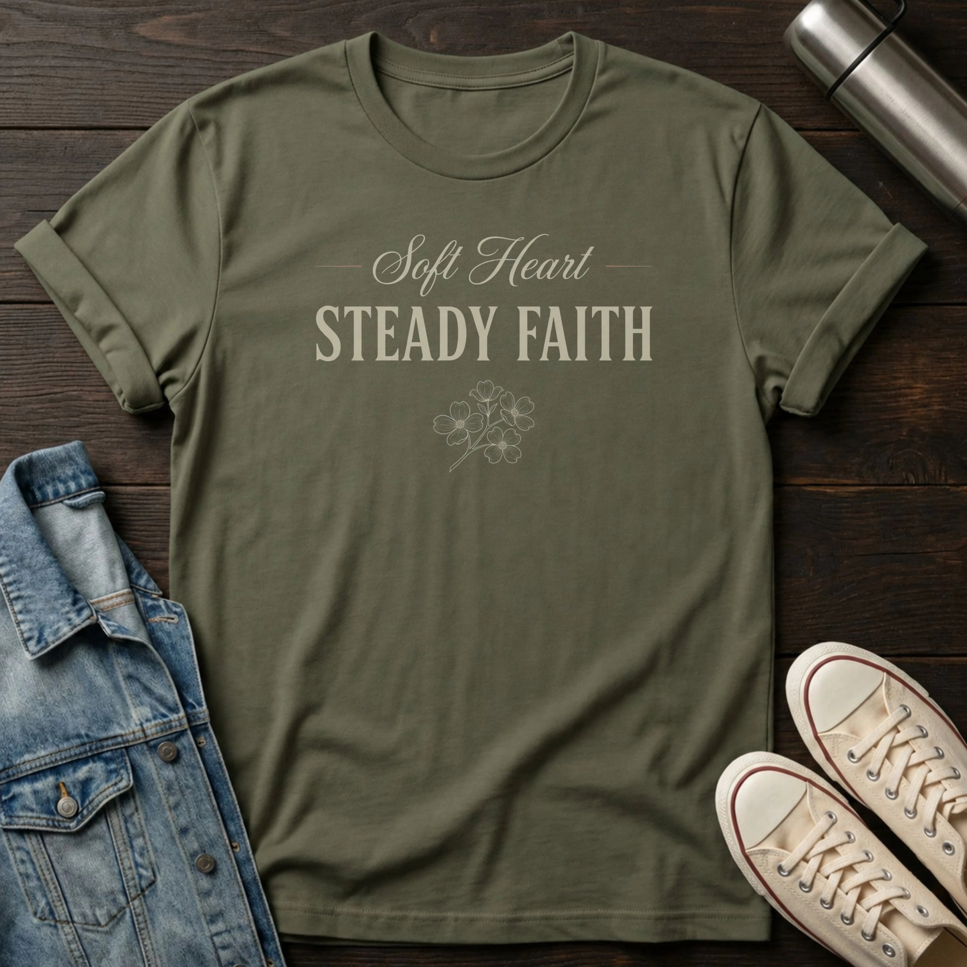 Soft Heart Steady Faith T-Shirt