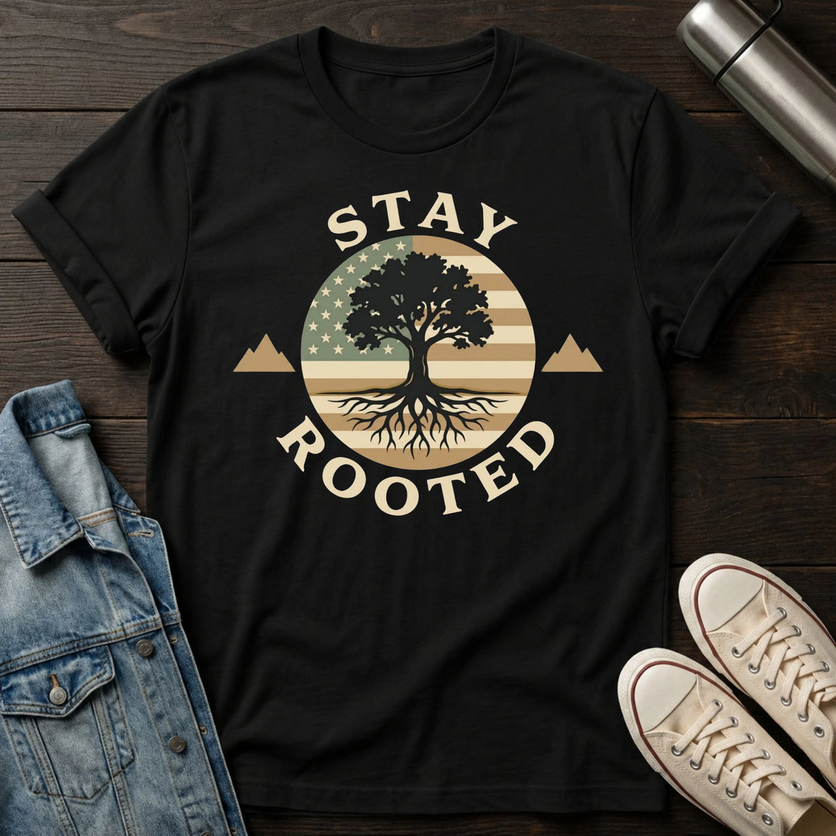 Stay Rooted (Flag) T-Shirt